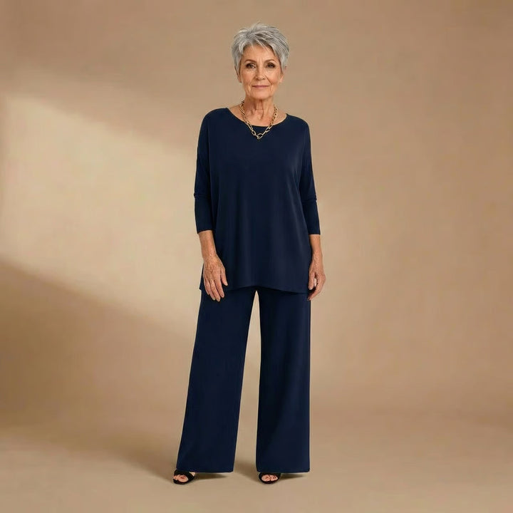 Nancy | Knit Top &amp; Pants Set