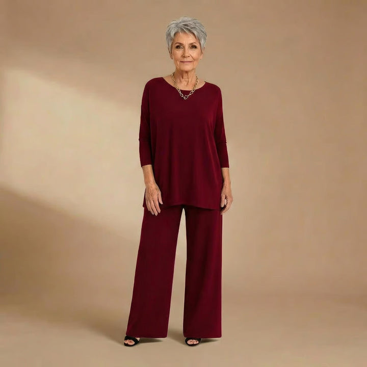 Nancy | Knit Top &amp; Pants Set