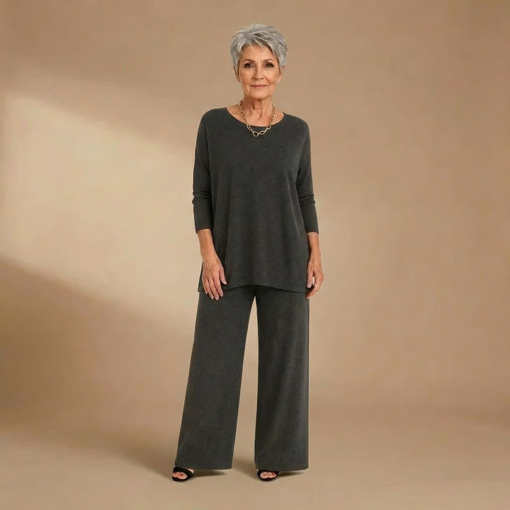 Nancy | Knit Top &amp; Pants Set