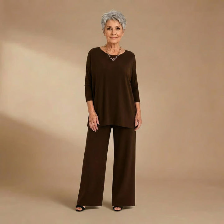Nancy | Knit Top &amp; Pants Set