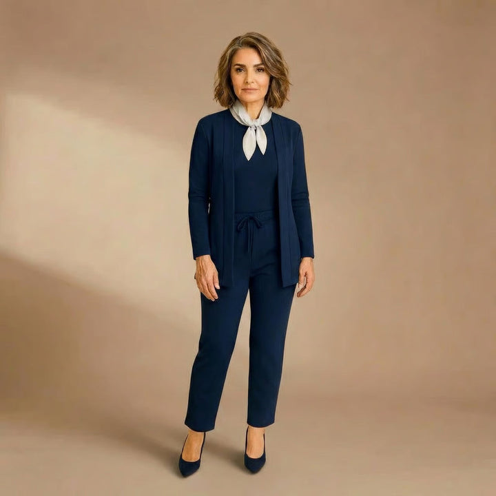 Teresa | Cardigan, Top &amp; Pants Set