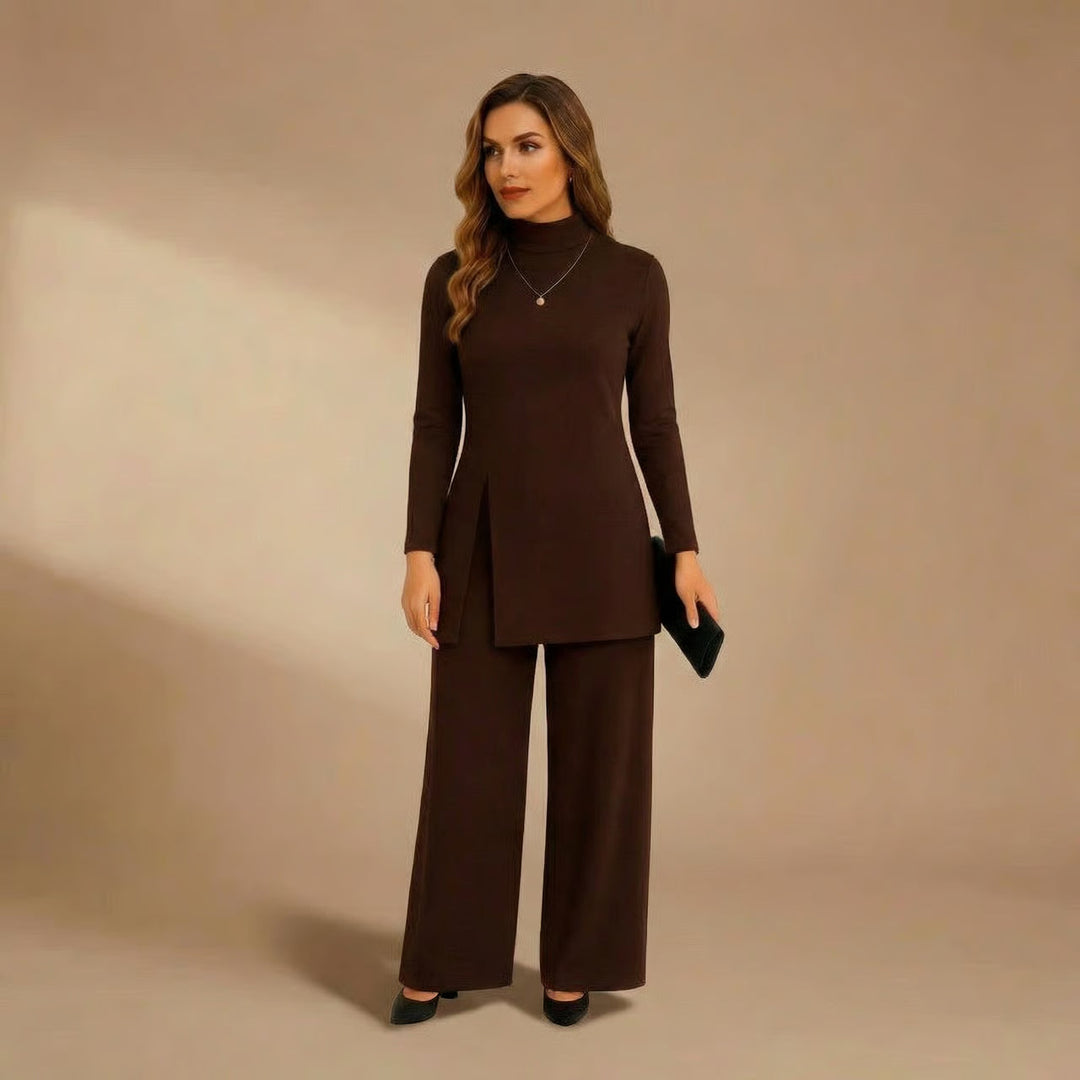 Michelle | Turtleneck Top &amp; Pants Set