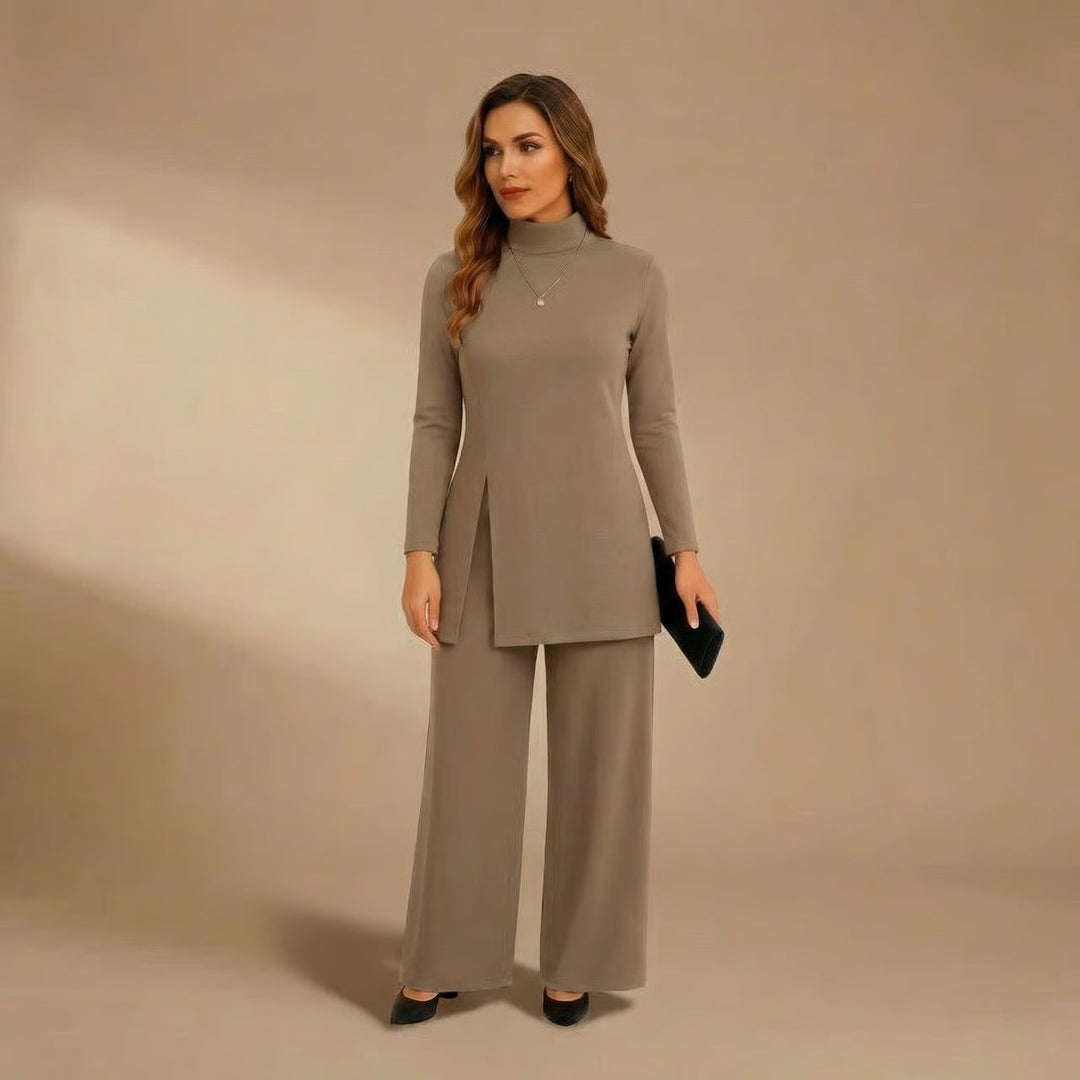 Michelle | Turtleneck Top &amp; Pants Set