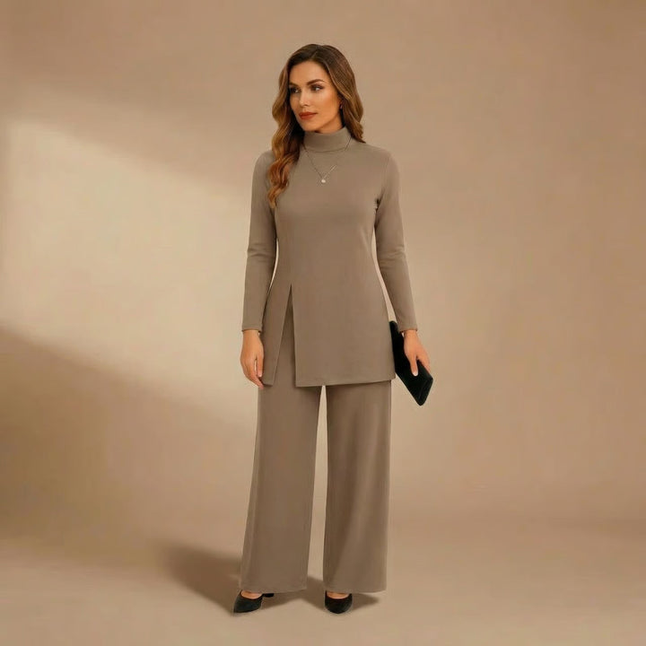 Michelle | Turtleneck Top &amp; Pants Set