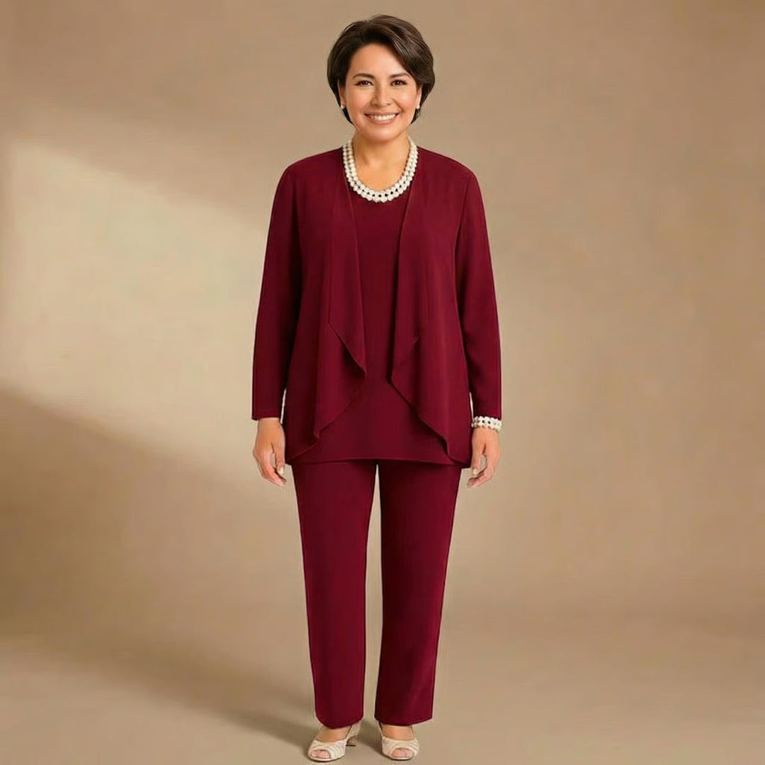 Laura | Cardigan, Top &amp; Pants Set