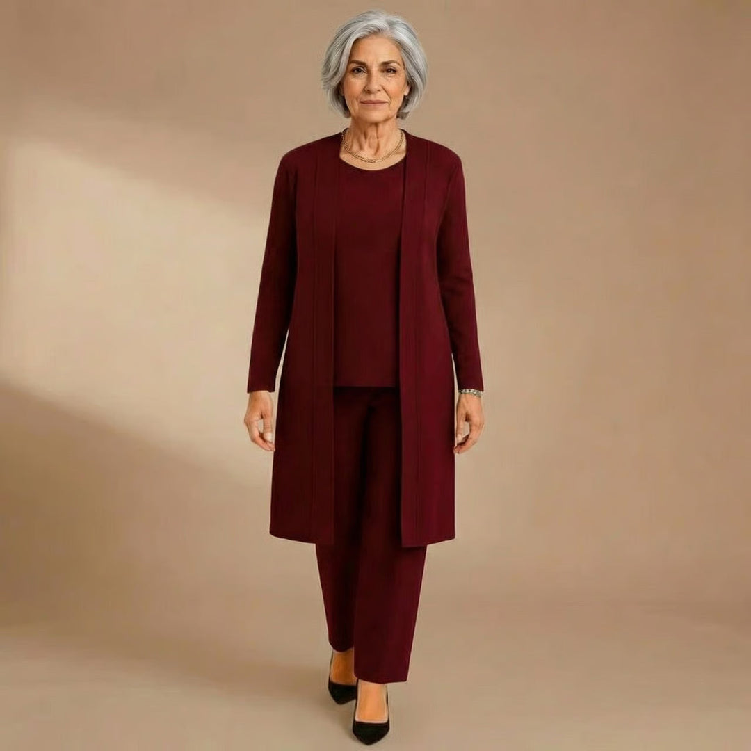 Melissa | Cardigan, Top &amp; Pants Set