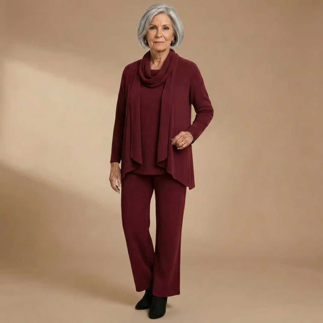 Tammy | Cardigan, Top &amp; Pants Set