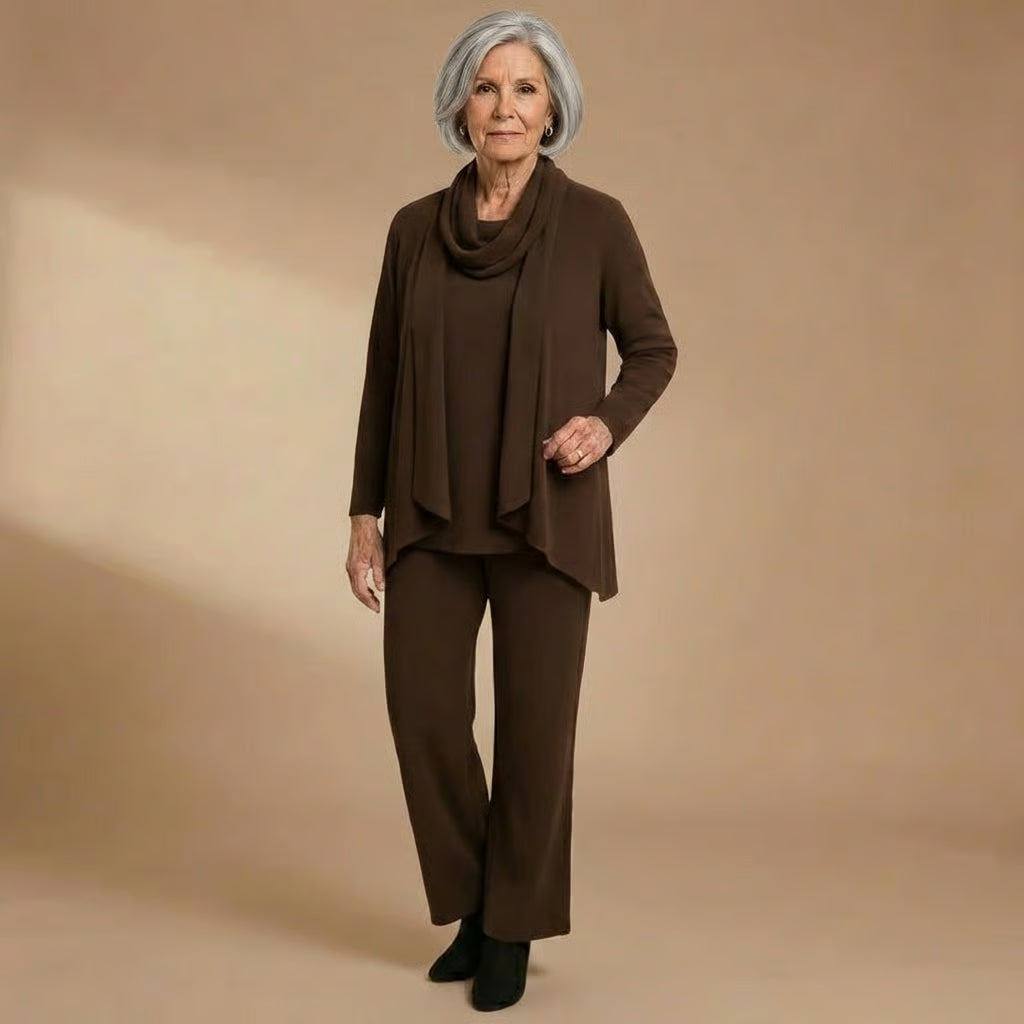 Tammy | Cardigan, Top &amp; Pants Set
