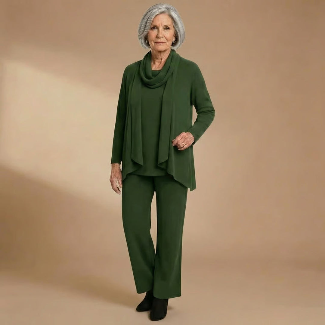Tammy | Cardigan, Top &amp; Pants Set