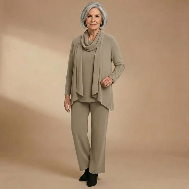 Tammy | Cardigan, Top &amp; Pants Set