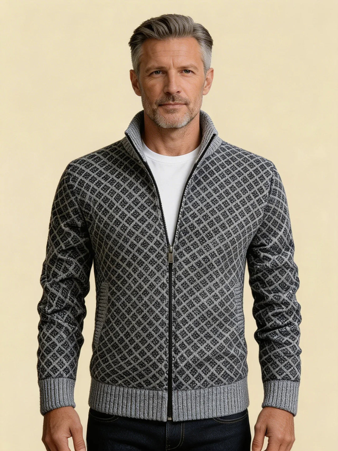 Samuele | Refined Zip-Up Sweater