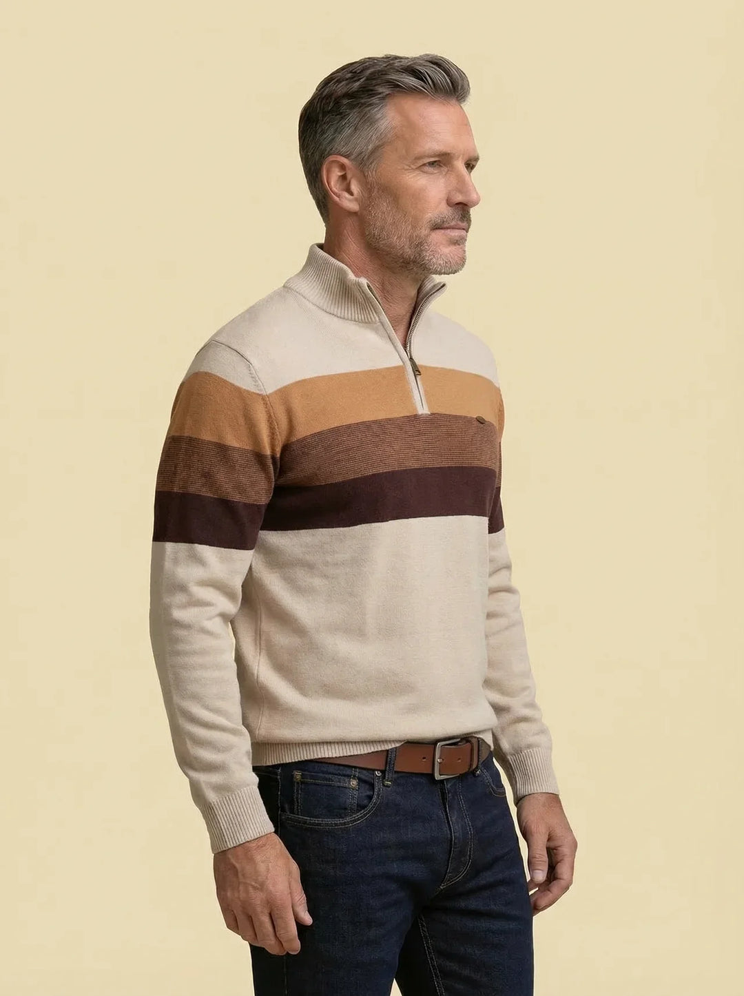 BLAKE | QUARTER-ZIP SWEATER