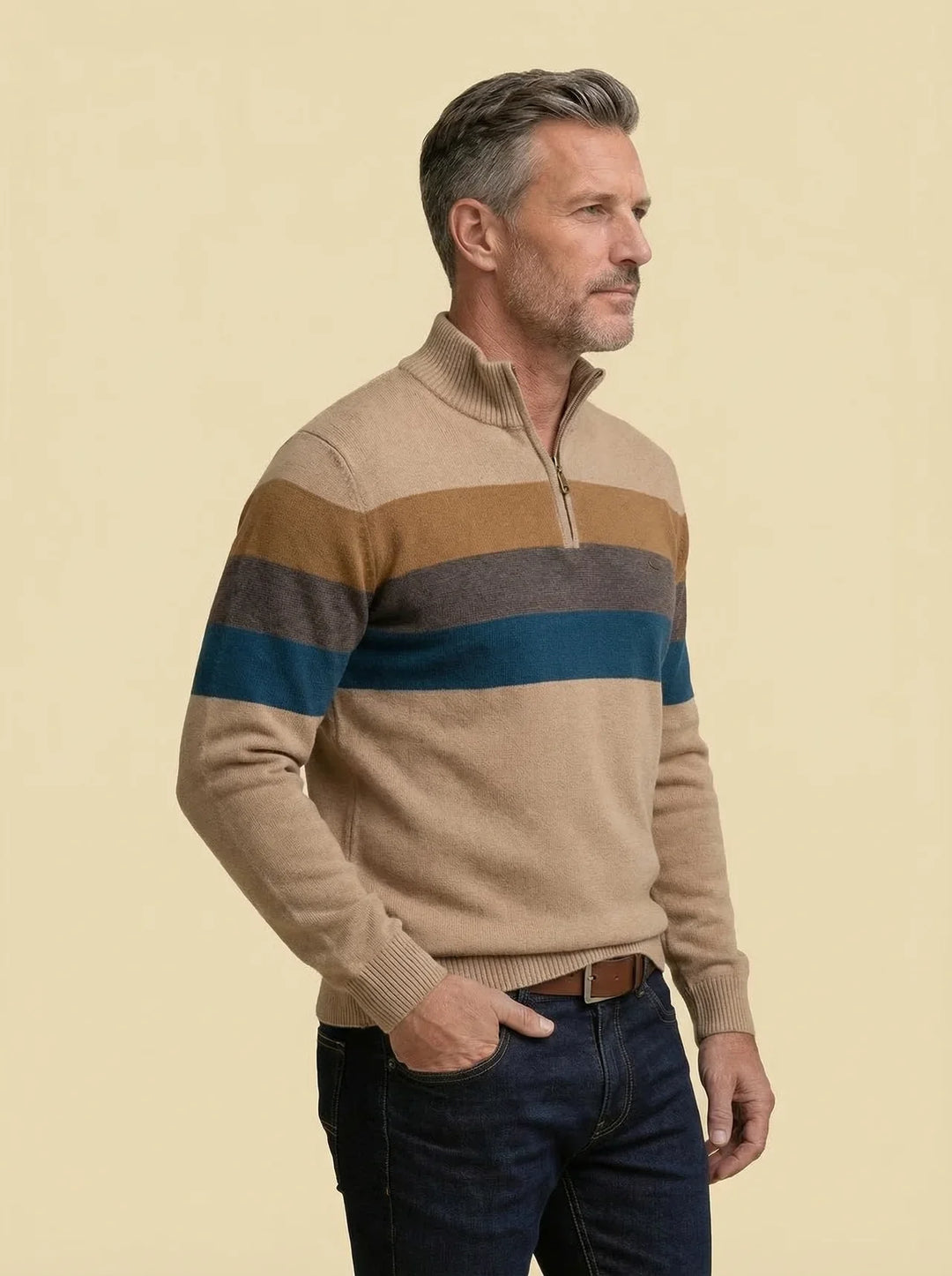 BLAKE | QUARTER-ZIP SWEATER