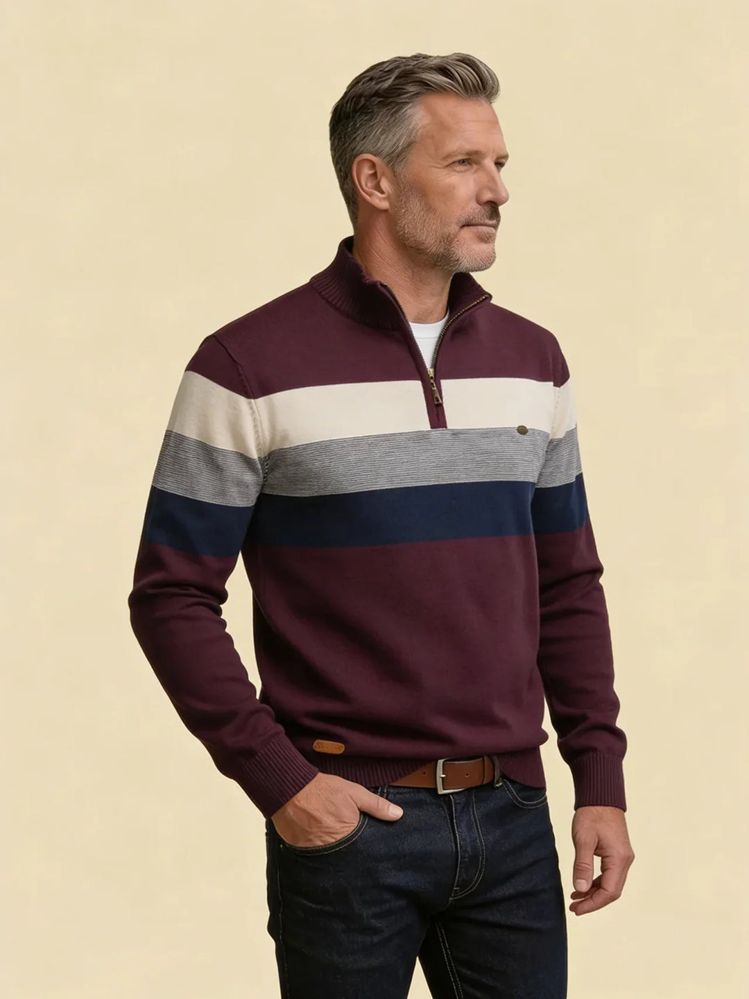 BLAKE | QUARTER-ZIP SWEATER