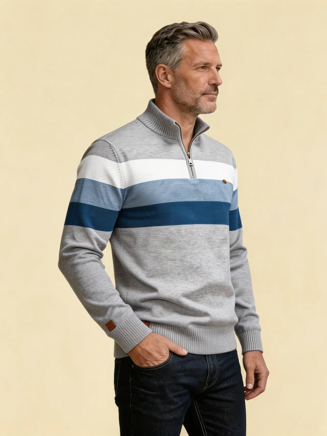 BLAKE | QUARTER-ZIP SWEATER