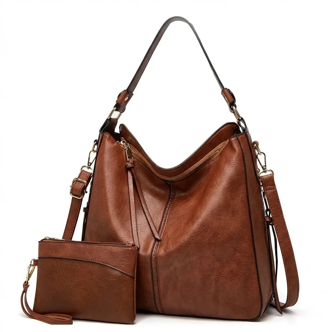 Cairo | Luxury Hobo Anti-Theft Handbag + FREE Pouch Wallet