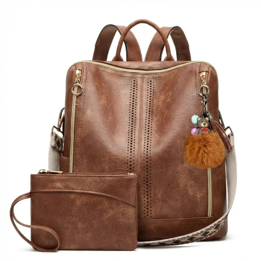 Delhi | Luxury 2-in-1 Convertible Backpack + Free Pouch