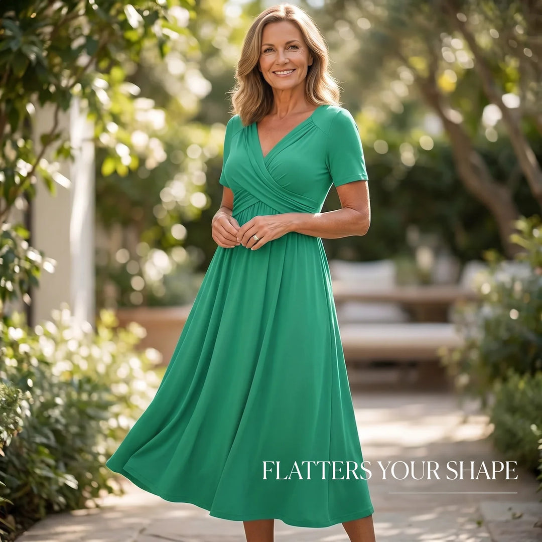 ISADORA | FLATTERING A-LINE MIDI DRESS