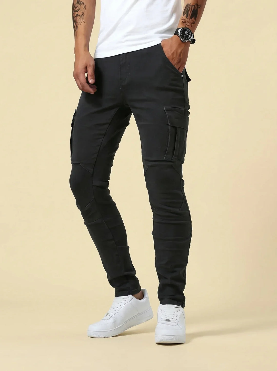 VALENZA | CARGO TAPERED PANTS