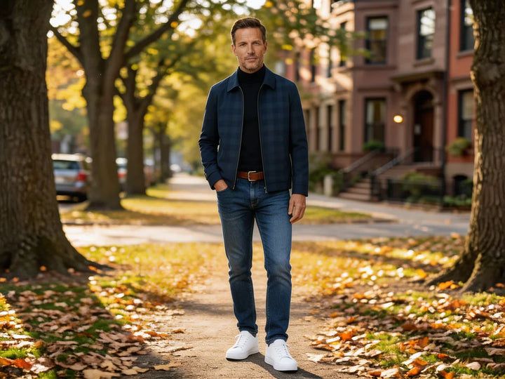 ASHFORD | HARRINGTON CHECK JACKET