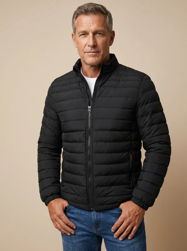 KIAN | COMFORTABLE STRIPED WARM JACKET