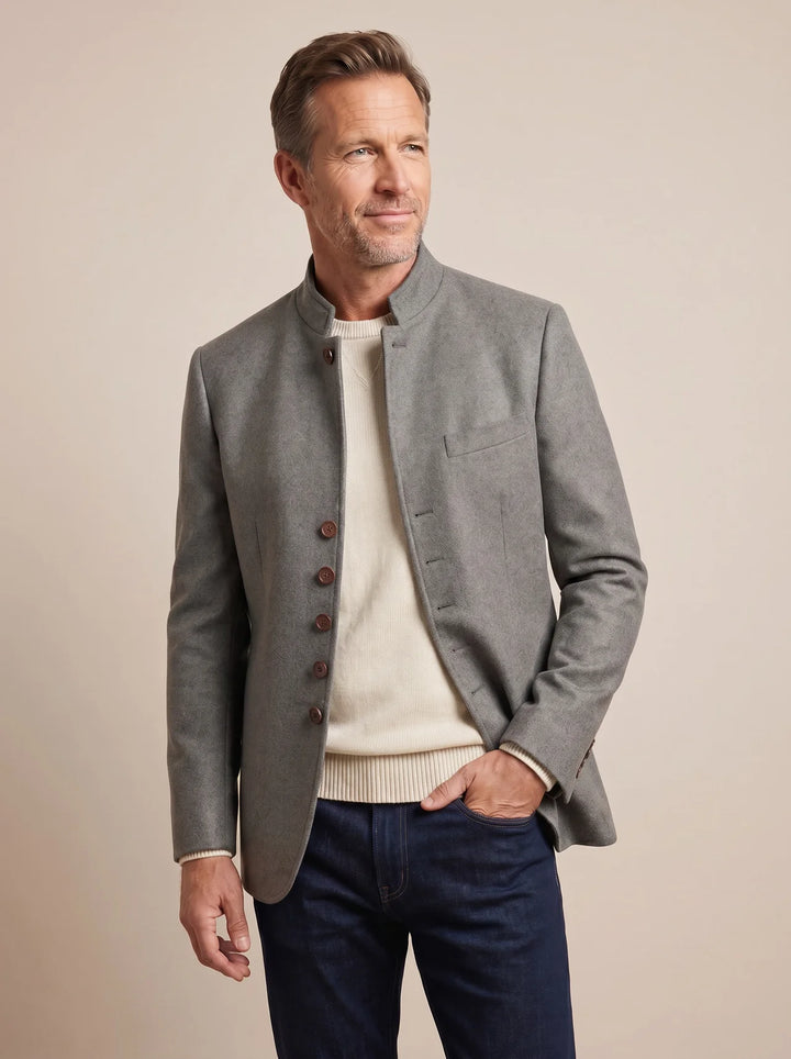 Calder | Stand-Collar Jacket