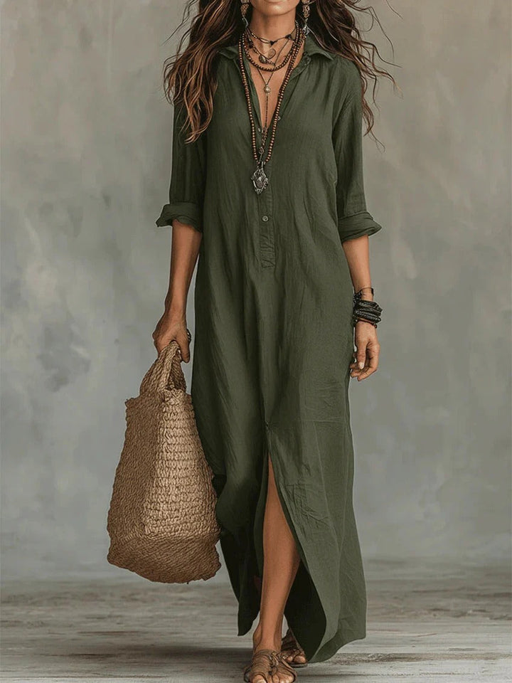 Charlotte™ Button Maxi Dress