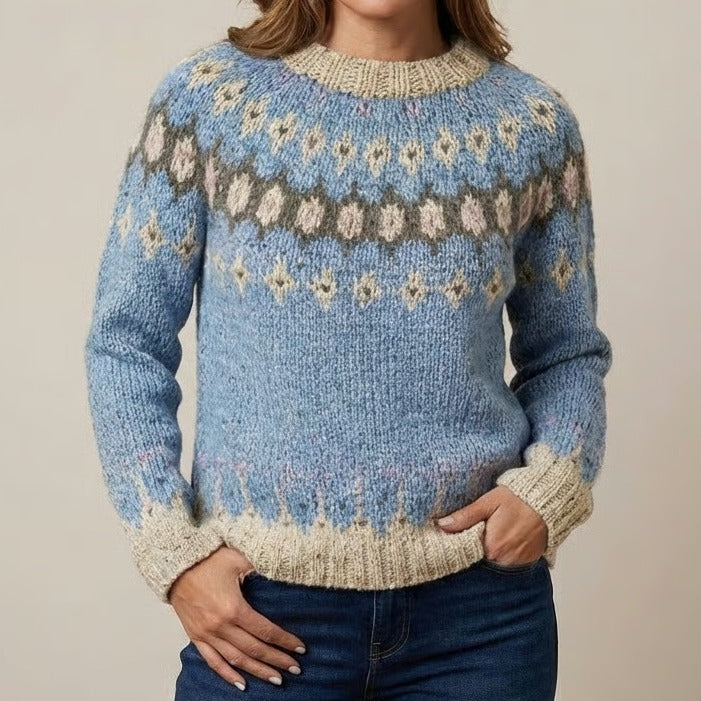Emily | Retro Scandinavian knitted sweater
