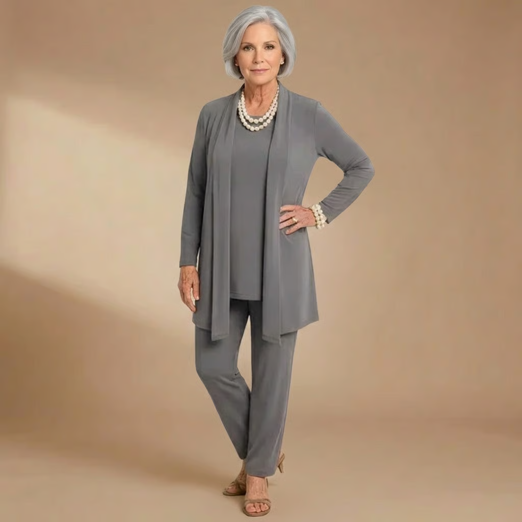 Maria | Cardigan, Top &amp; Pants Set