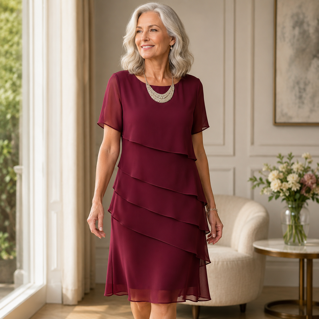 Grace™ Ruffle Midi Dress