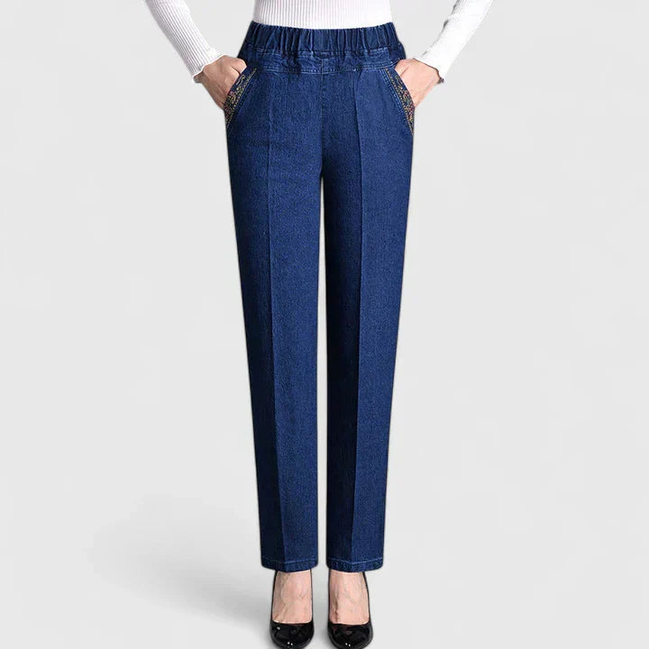 ELARA | POLISHED STRAIGHTLINE PANTS