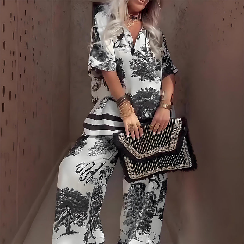 Zafira | Printed Relaxed Set