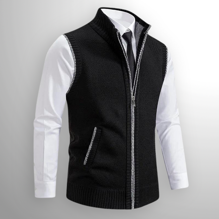 Francesco | Full-Zip Sweater Vest