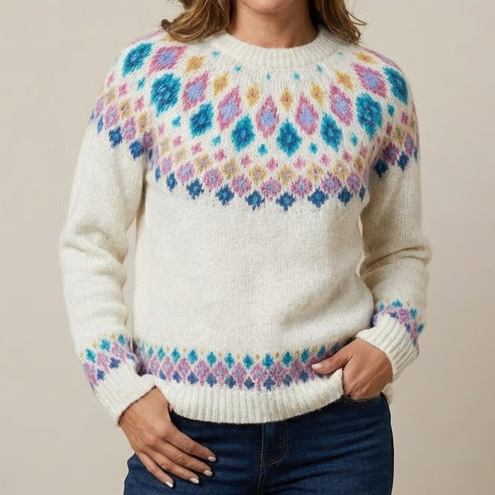 Emily | Retro Scandinavian knitted sweater